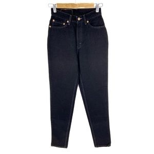 NOS VTG Levi’s Black 512 Red Tab Slim Fit Tapered Leg Zip Fly Rigid Mom Jeans